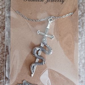 Sword with snake 🐍 pendant